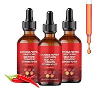 Aeluro Cayenne Drops 60 ml, extracto de pimienta de cayena Aeluro, gotas líquidas de pimienta de cayena natural (3)