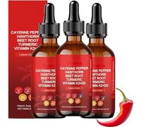 Aeluro Cayenne Drops, Aeluro Cayenne Pepper Drops, Extracto de pimienta de Cayena, Gota de pimienta de Cayena, Gota líquida natural de pimienta de Cayena, impulso del metabolismo, fórmula suave (3)