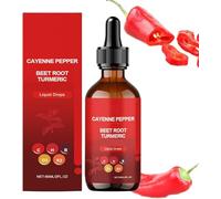 Aeluro Cayenne Drops, extracto de pimienta de cayena Aeluro, gotas líquidas de pimienta de cayena natural, fórmula suave, vegano, fácil de absorber (1)