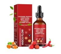 Aeluro - Gotas de cayena, extracto de pimienta de cayena Aeluro, extracto de pimienta de cayena, gotas de pimienta de cayena, gotas líquidas naturales de pimienta de cayena de 60 ml, fórmula natural
