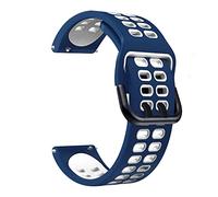 AEMALL Correa de Banda de Reloj para Polar Ignite / Ignite2 / Unite Smart Watch Reemplazo de Silicona 20mm Pulsera (Color : Blue White, Size : For Polar Ignite 2)