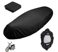 AEMCHDM Funda para Asiento de Moto Universal, 60W*92L cm Funda Asiento para Scooter, Tela Oxford Funda Asiento Moto Impermeable Ajustable para La Mayoría de Motocicletas,Vehículos