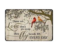 Aenaon Letrero de metal con texto en inglés "Those We Love Don't Go Away", vintage, decoración de pared, hogar, bar, cafetería, garaje, cueva, 30,5 x 20,3 cm