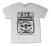 Aenged Sevenfold This Side Up White White Yellow Black Red Mens Women T T-Shirts Hemden 100% Cotton New Official Adult L93185(X-Large)