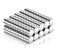 Aenienoe 100Piezas Imanes Neodimio Potentes Imanes Pequeños Redondos Magnet 4x2mm para Magnética Pizarra Blanca Refrigerador Foto Hogar Oficina y Escuela Mini Iman