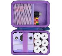 Aenllosi Estuche para Cámara Mafiti/M MUNCASO/REDGO/DYNASONIC,Violeta | Compatible con Bolígrafo de/Dynasonic, Estructura de EVA Protectora, Protección Contra Polvo, Solo Estuche Protector