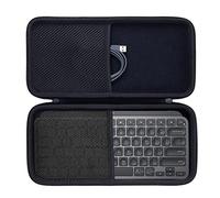 Aenllosi Estuche Protector para Logitech MX Keys Mini, Negro | Estructura de EVA Protectora, Protección Contra Golpes, Protección Contra Arañazos, Asa de Transporte, Solo Estuche Protector