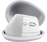 Aenllosi Estuche Protector para Ratón Ergonómico Logitech Lift,Blanquecino | Estructura de EVA Protectora, Material Exterior con Resistencia al Agua, Interior Suave Protector, Cierre con Cremallera