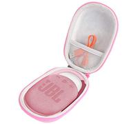 Aenllosi Estuche Rígido para Altavoz Bluetooth Portátil JBL Clip 4,Rosa