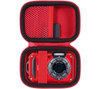 Aenllosi Estuche Rígido para Cámara Digital Kodak PIXPRO WPZ2,Rojo