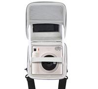 Aenllosi Estuche Rígido para Fujifilm Instax Square SQ1 con Bolsillo | Estructura de EVA Protectora, Protección Contra Polvo, Correa para el Hombro, Cierre con Cremallera, Variante de Color Blanco