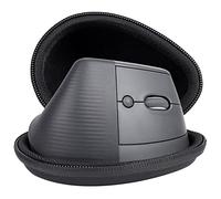 Aenllosi Estuche Rígido para Ratón Ergonómico Logitech Lift,Negro | Estructura de EVA Protectora, Material Exterior con Resistencia al Agua, Interior Suave Protector, Cierre con Cremallera