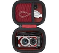 Aenllosi Estuche Rígido Protector para Cámara Digital Retro CHUZHAO,Rojo | Estructura de EVA Protectora, Bolsillo de Malla para Accesorios, Protección Contra Golpes, Solo Estuche Protector