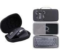 Aenllosi for Funda de Protectora rígida para ratón inalámbrico Logitech MX Master 4/3/3S/2S+MX Keyboard Logitech MX Teclado Mecánico Inalámbrico Iluminado Performance (Solo Funda，Negro)