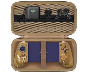 Aenllosi Funda de Transporte Rígida Compatible con GameSir G8 Plus Bluetooth Mobile Mando, No Incluye GameSir Mando, Oro Arena (Solo Funda)