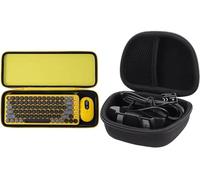 Aenllosi Funda para Logitech Pop Icon Combo/Pop Keys + C920 /C920e /C920s | Compatibilidad con Webcam Logitech C920/C920e/C920s/C920x/C922/C922x/C925e/C930e, Organización para Ambos Estuches