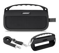 Aenllosi para Bose SoundLink Flex Altavoz Bluetooth Portátil 2ª Generación Funda Protectora de Viaje de Silicona, Solo Funda, Altavoz No Incluido, Negro