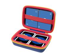 Aenllosi para Estuche de Almacenamiento Protector para Juegos de Cartas Uno, Capacidad para al Menos 216 hasta 324 Cartas, Cartas No Incluidas (Azul, Solo Estuche).