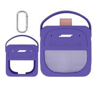 Aenllosi para Funda de Transporte Protectora de Silicona para Altavoz Bluetooth Portátil Bose New SoundLink Micro (2.ª generación), Solo Funda, Altavoz No Incluido, Morado