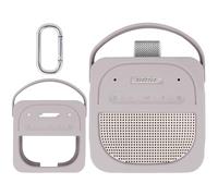 Aenllosi para Funda de Transporte Protectora de Silicona para Altavoz Bluetooth Portátil Bose New SoundLink Micro (2.ª generación), Solo Funda, Altavoz No Incluido, Blanco
