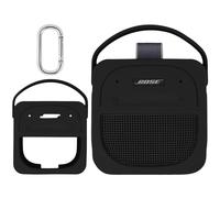Aenllosi para Funda de Transporte Protectora de Silicona para Altavoz Bluetooth Portátil Bose New SoundLink Micro (2.ª generación), Solo Funda, Altavoz No Incluido, Negro