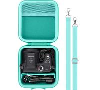 Aenllosi para Funda Protectora rígida de Viaje para cámara Digital Kodak PIXPRO Zoom AZ405/AZ425/AZ255/AZ401/AZ528,Solo Funda,Verde Esmeralda