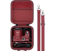 Aenllosi para Funda Protectora rígida de Viaje para cámara Digital Kodak PIXPRO Zoom AZ405/AZ425/AZ255/AZ401/AZ528,Solo Funda, Rojo