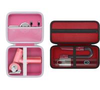 Aenllosi para Funda Protectora Rígida para Aspiradora de Coche Sin Cable Fanttik Slim V8 Apex/Mate & V10 Apex/Mate,Rojo+Tijeras Eléctricas Inalámbricas Fanttik C8 Nano 3.7V Funda de Protección Rígida