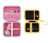 Aenllosi para Tijeras Eléctricas Inalámbricas Fanttik C8 Nano 3.7V, Rosa +Estuche Protector Rígido de Viaje para Inflador de Neumáticos de Bicicleta Fanttik X8/X9 Ace, Negro