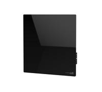AENO Premium Eco Smart Quadro - Calefactor de pared infrarrojo 500W con termostato, WiFi, control por voz, pantalla LED, ahorro energético, diseño plano y elegante (negro)