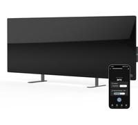 AENO Smart Panel Radiador Infrarrojos con WiFi 700W Ahorro de Energía y Respetuoso con el Medio Ambiente Montado en Pared o de Pie Calefactor Infrarrojos Ganador del Reddot 2023, Negro