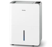 AEOCKY Deshumidificador 25 l/día, Secado de Ropa, Depósito 2,7 l