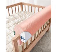 AEOCOO Protectores de cama para niños pequeños, tamaño 2.3 pies, protector de parachoques de riel de cama para camas elevadas y literas, extensor de altura de riel de cama, barandilla de cama