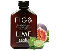AEOLIS Skincare Loción corporal energizante, lima higo, 100% natural y sostenible, loción corporal (Fig&Lime, 250 ml)