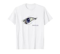 Aeon Flux Fly in The Eye with Show Logo 90s Cartoon Camiseta