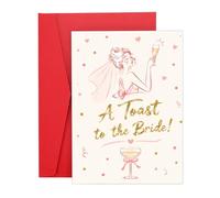 Aeonovs Tarjeta de despedida de soltera divertida para novia, tarjetas de despedida de soltera para mujeres, regalos de despedida de soltera para novia, novia, tarjeta de despedida de soltera para