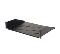 Aeons Estante universal de 2U para servidores con ventilación para montaje en rack en voladizo de 14 pulgadas de profundidad, para gabinete de red IT de 19 pulgadas - Estante fijo para servidores