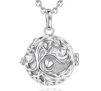 AEONSLOVE Collar Llamador de Ángeles Árbol de la vida para Futuras Madres Collar Mujer Embarazada, 2 Cadenas