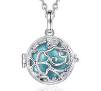 AEONSLOVE Collar Llamador de Angeles Embarazada Collar Mujer Embarazada Colgante Futuras Madres Regalos para Mamas Embarazadas Primeriza, 2 Cadenas