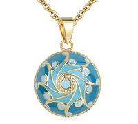 AEONSLOVE Llamador de Angeles Embarazada, Vintage Bisuteria Colgantes Mujer Colgante Carillón Música Cadena Collar Música Timbre Bell Bola Mujeres Joyas Niñas, Damas, Profesor, Madres y Hermanas