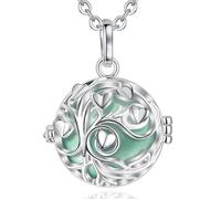 AEONSLOVEl Llamador de Angeles Embarazada Arbol de la Vida para Futuras Madres Collar Mujer Embarazada Mamas Embarazadas