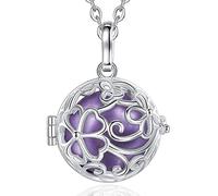 AEONSLOVEl Llamador de Angeles Embarazada Collar Mujer Embarazada Colgante Futura Mama Madres Regalos para Mamas Embarazadas Primeriza, 2 Cadenas