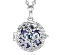 AEONSLOVEl Llamador de Angeles Embarazada Collar Mujer Embarazada Colgante Futura Mama Madres Regalos para Mamas Embarazadas Primeriza, 2 Cadenas