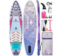 AEORPEW Tabla de remo inflable de 35 pulgadas de ancho para mujer con accesorios de tablas de remo de primera calidad, remo Adj SUP, mochila de 100 L, adecuada para tablas de SUP versátiles de todos