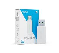 AEOTEC Z-Stick 10 Pro - Zigbee 3.0 & Z-Wave 800 Series Adaptador USB - Funciona con HomeAssistant - Zigbee2MQTT - Controlador Z-Wave - Z-Wave Long Range - hasta 1 km de Alcance - Sin Nube