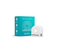 Aeotec ZW141-C Nano Shutter, Z-Wave Plus S2 Motor Driver On/Off/Stop Controller para cortinas, persianas, tonos, puertas, Invisible Instalación, 240 V, Blanco, S