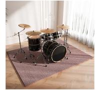 Aeovot Alfombra Bateria Electronica, 6mm Alfombras Acusticas, Antideslizantes Antivibración Alfombra de Tambor, Soundproof Rug para Piano Bombo Caja y Otros Instrumentos