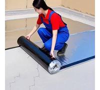 Aeovot Cinta Selladora Impermeable Autoadhesiva - Tela Asfaltica de Aluminio para Tejado, Rollo Membrana Cinta Bituminosa de Reparación para Goteras Grietas Terraza Techos(40x100 cm/1.31x3.3 ft)