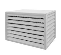 Aeovot Funda Aire Acondicionado Exterior - Cubre Aires, Cubierta de Aire Acondicionado de Aluminio para Todo Tipo de Clima, Cubierta Protectora de Condensador al Aires Libre