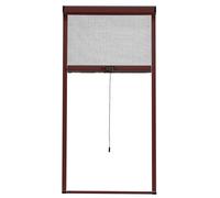 Aeovot Mosquitera Enrollable de Aluminio a Medida para Ventanas - Red Mosquitera Anti-Insectos Ventana - Malla de Fibra Compuesta de Pet - Rebote Automático - Instalación Fácil(C)